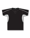 V-Neck Dryflex Baseball Jersey with Sleeve Trim logo